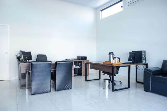 Interior do escritório em Itaberaí